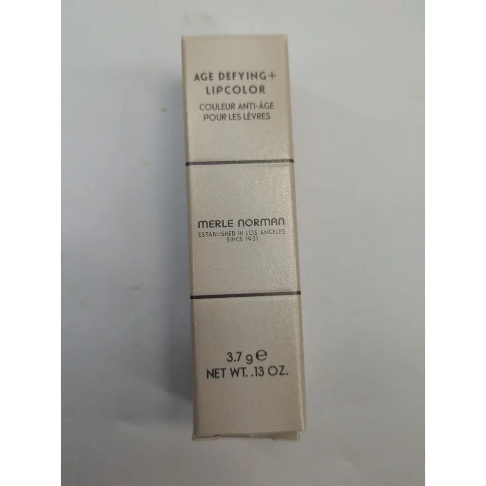 VNTG NIB PEONY💋Merle Norman Age Defying+ Lip Color Lipstick 3.7g Full Size